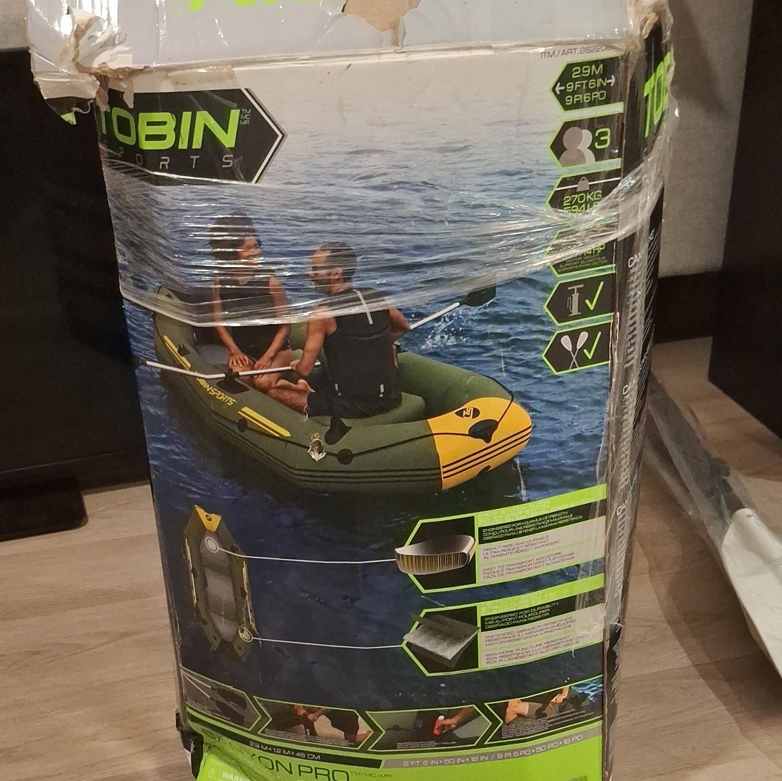 Tobin Sports Canyon Pro Inflatable Raft – Model Canyon Pro MPN 2822684
