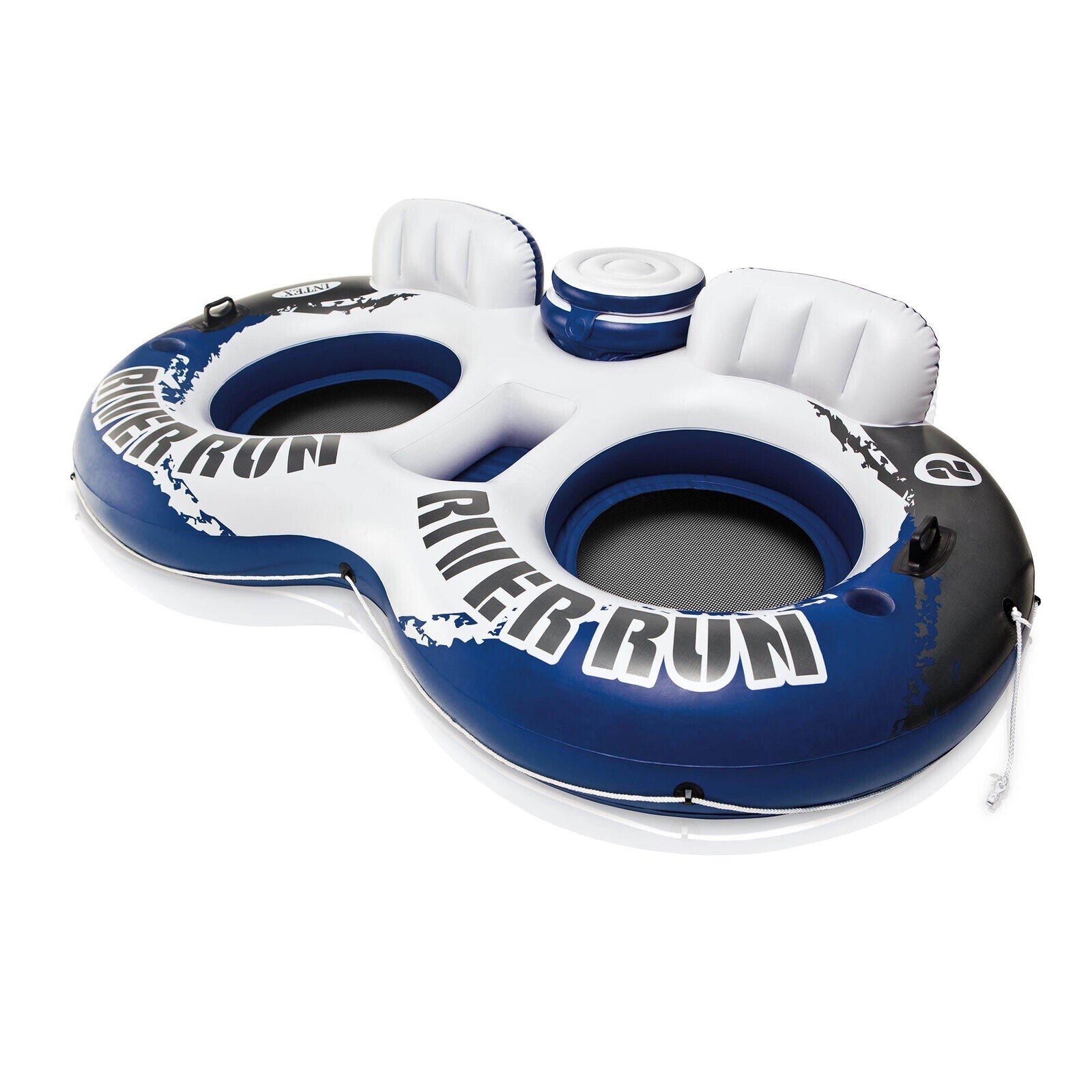 Intex 58837EP River Run II 2-Person Water Tube with Cooler and Connectors
