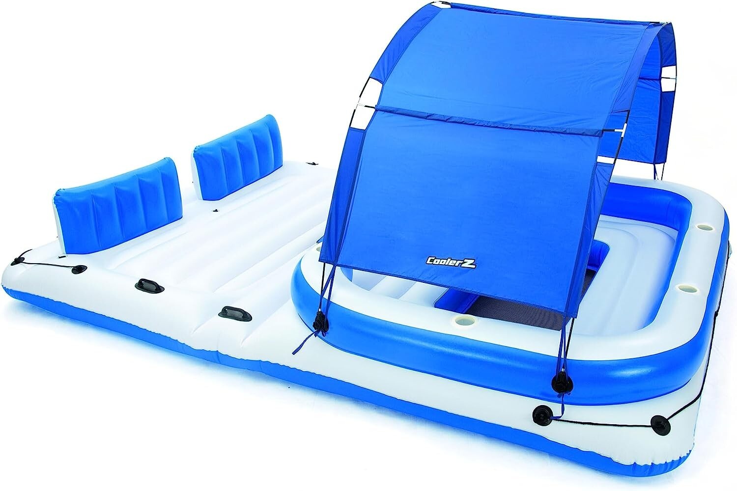 Bestway Hydro ForceTropical Breeze Raft 6-Person Inflatable Float Large Lounge