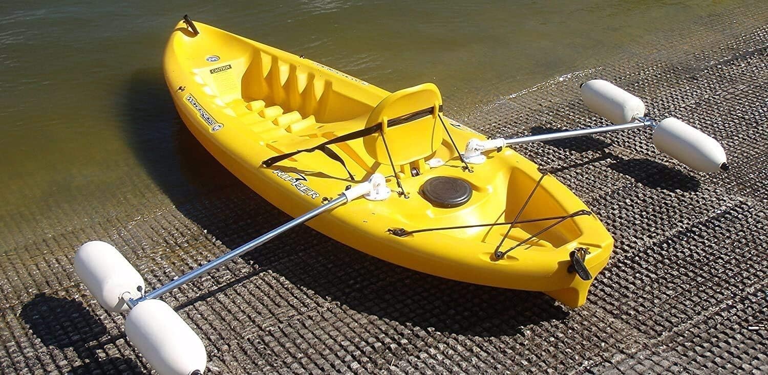 2 Pack Trap Float Kayak Float Buoy Float Deep Water Float Boat Stabilizers 11×5