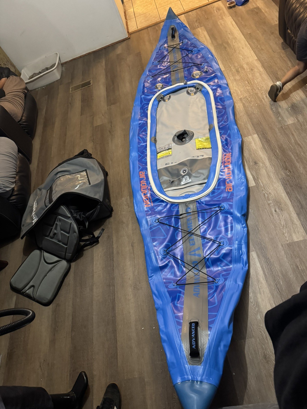 Advanced Elements AirVolution Inflatable Kayak Blue AE3029/AE3030