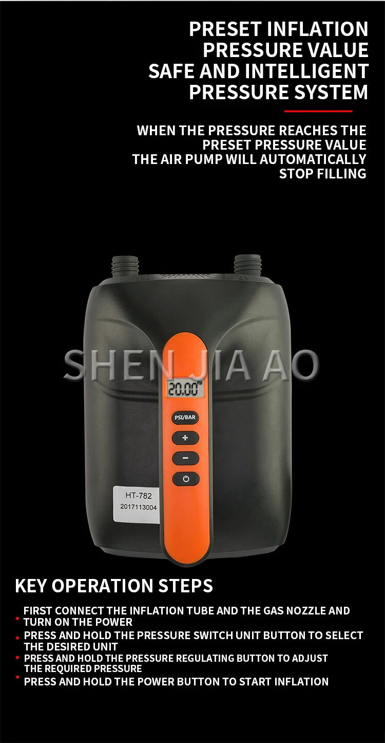 High Pressure Inflatable Pump Inflatable Boat Rubber Boat Inflatable Pumps