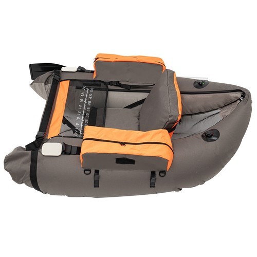 Portable Inflatable Fishing Boat Raft,Backrest Adjustable Angle, Blow Up Boat