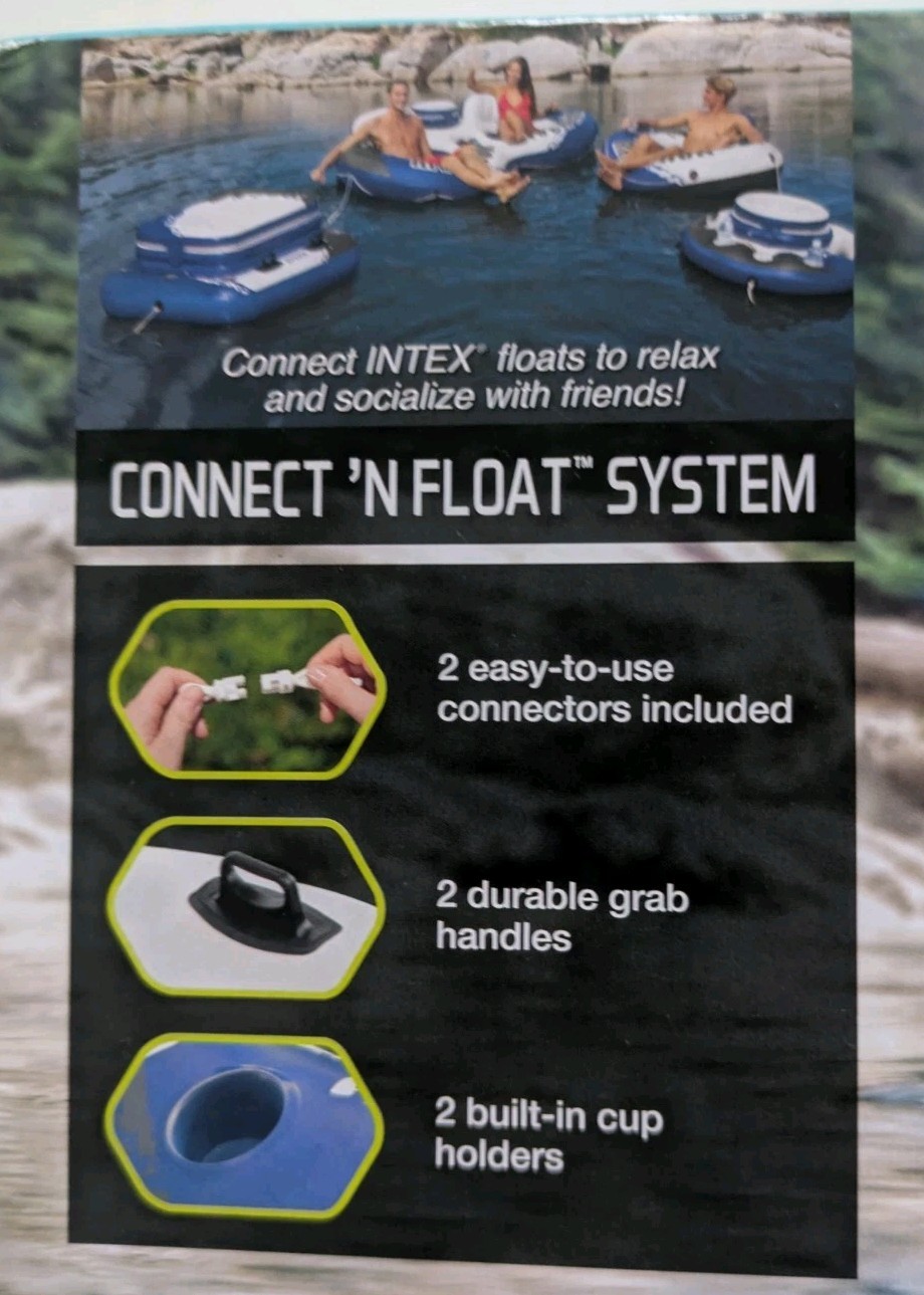 NEW Intex River Run 1 Inflatable Inner Tube 53 in River Raft Handles Snow Tubing