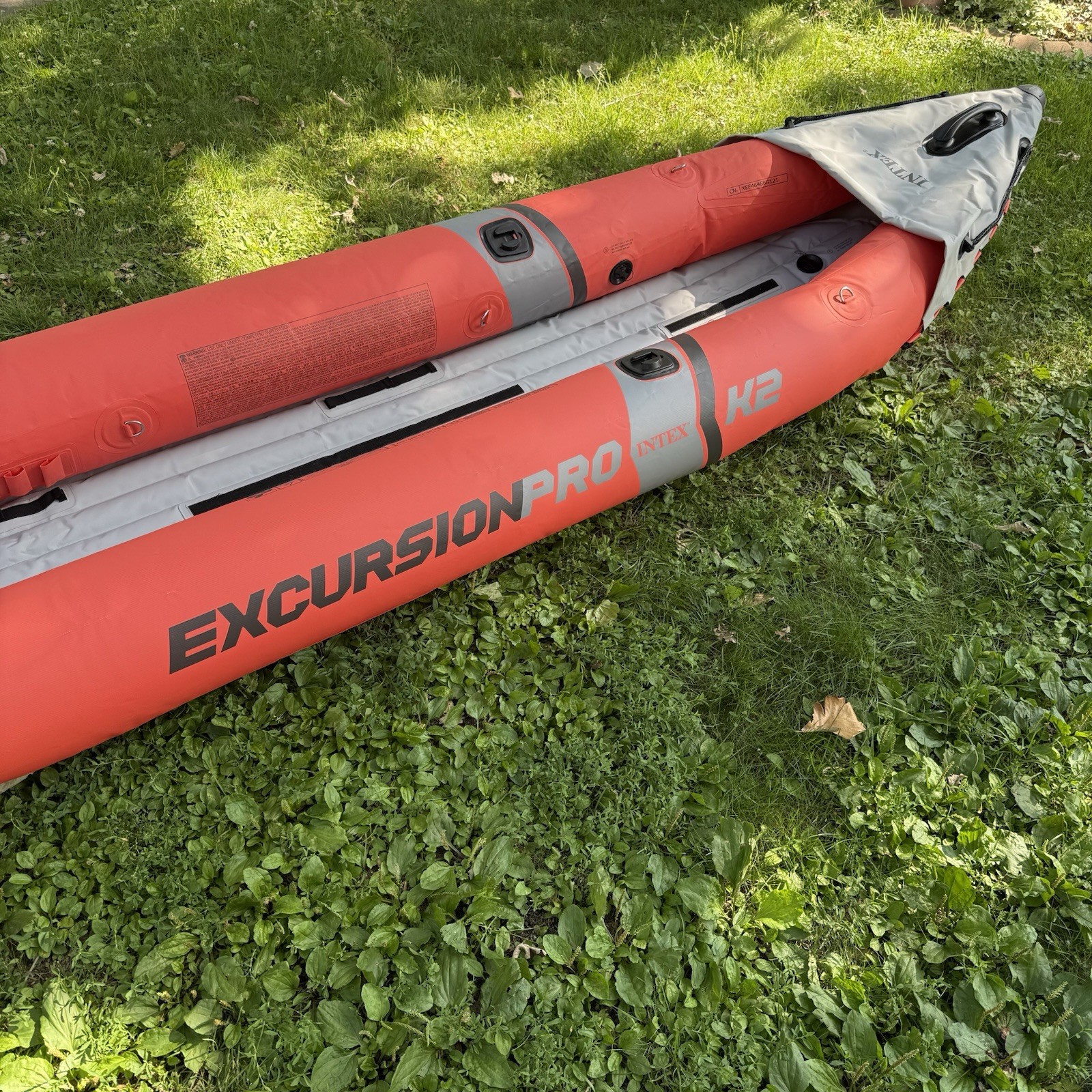 Intex Excursion Pro K2 Inflatable Kayak 2-Person Fishing Boat Orange – Hull Only