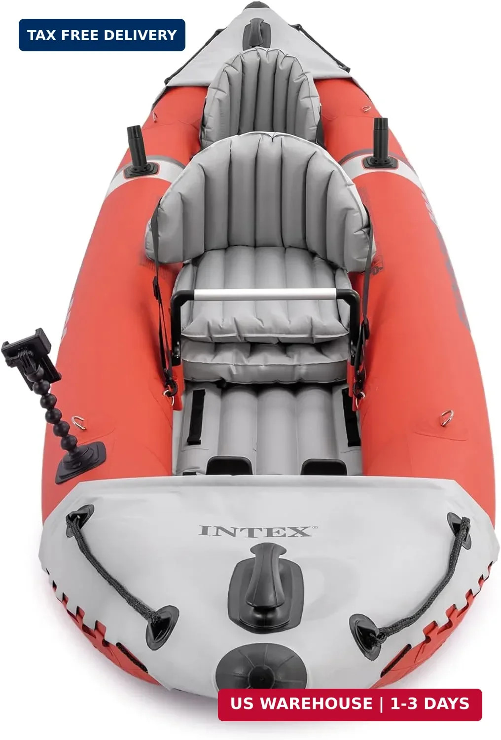 68309EP Excursion Pro K2 Inflatable Kayak Set: Includes Deluxe 86in Kayak