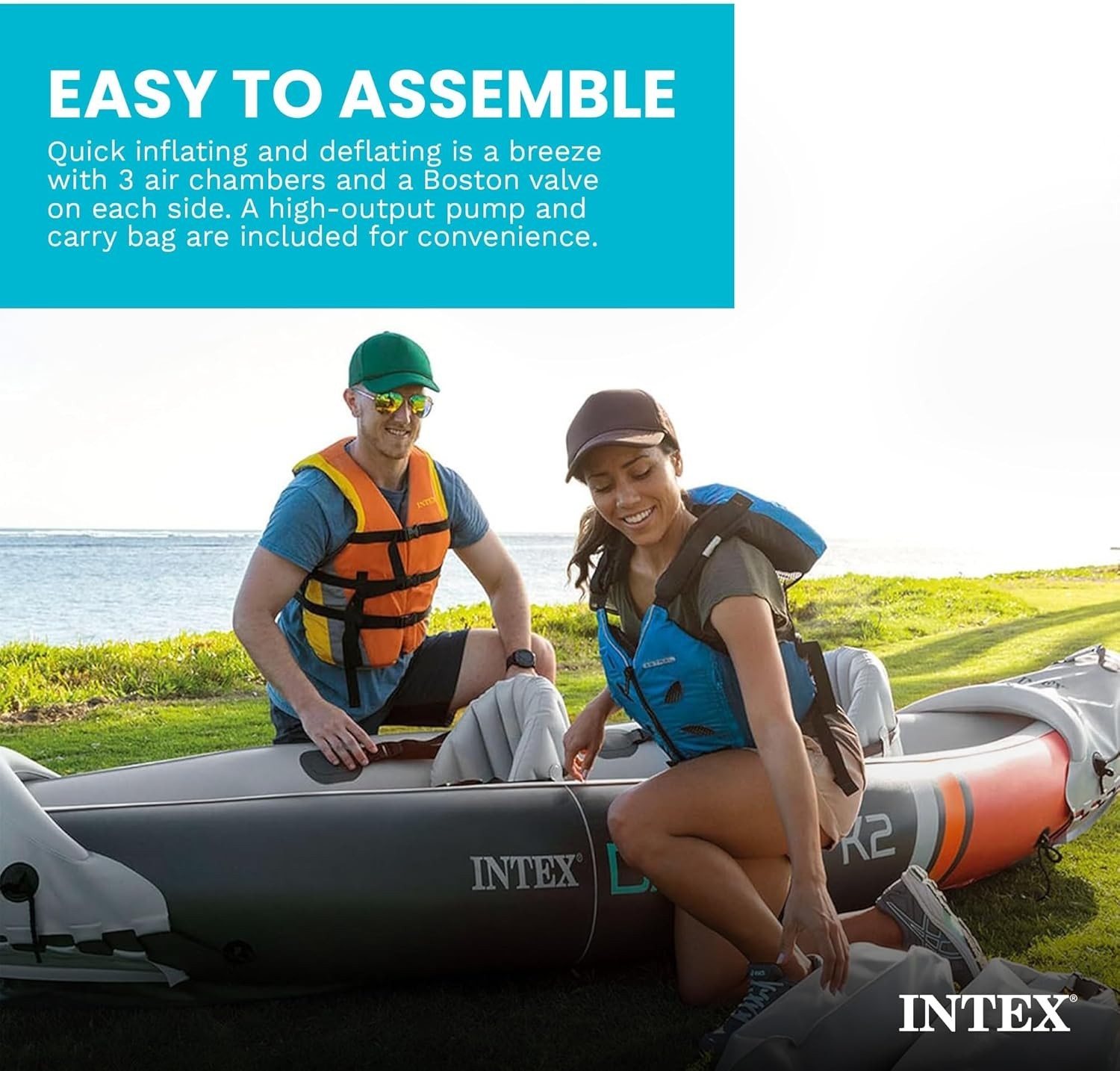 Versatile Dakota K2 Inflatable Kayak for 2: Perfect for Adventure & Relaxation
