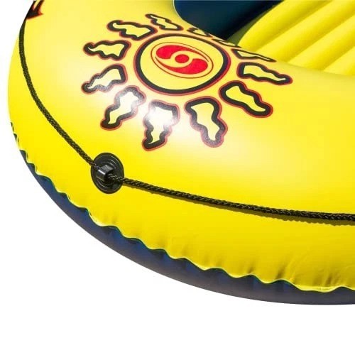 Inflatable Boat Raft 2 Person 6 Ft Heavy Duty PVC With Oar Locks Grab Line