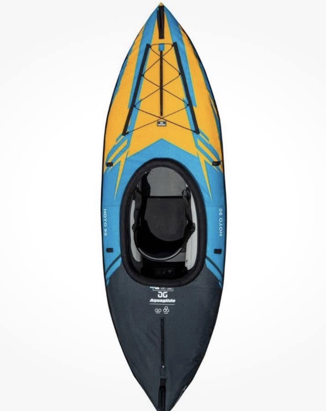 Aquaglide Noyo 90 Inflatable Kayak – 1 Person Touring Kayak with Bag (NEW)