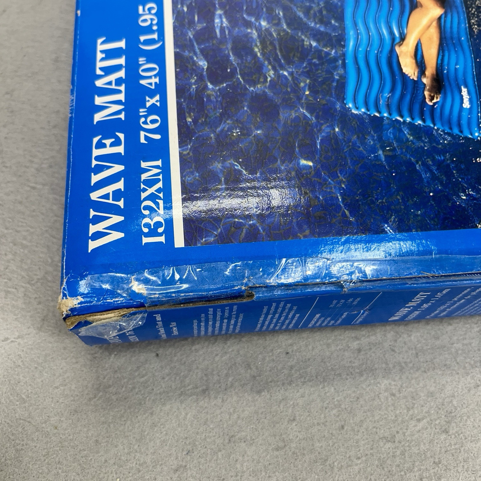 SEVYLOR WAVE MATT Inflatable Pink Pool Float VTG Beach 76 x 40 Raft NEW Open Box