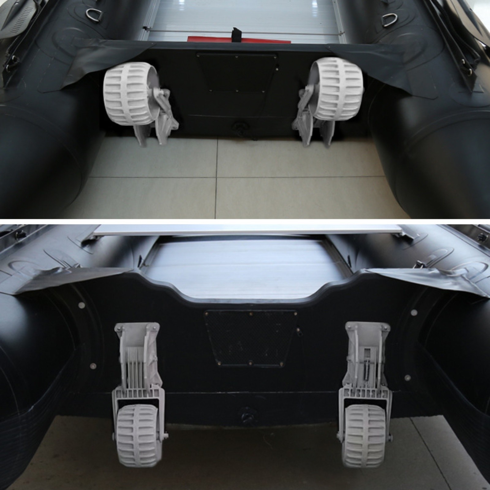 Tug Wheel Assembly Foldable for Dockside, Boaters
