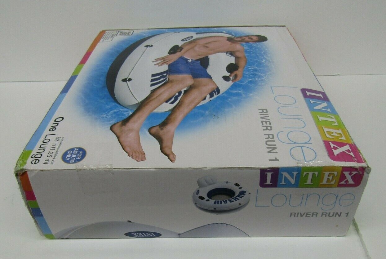 Intex River Run 1 Lounge Inflatable Float Water Tube Raft Lake Pool