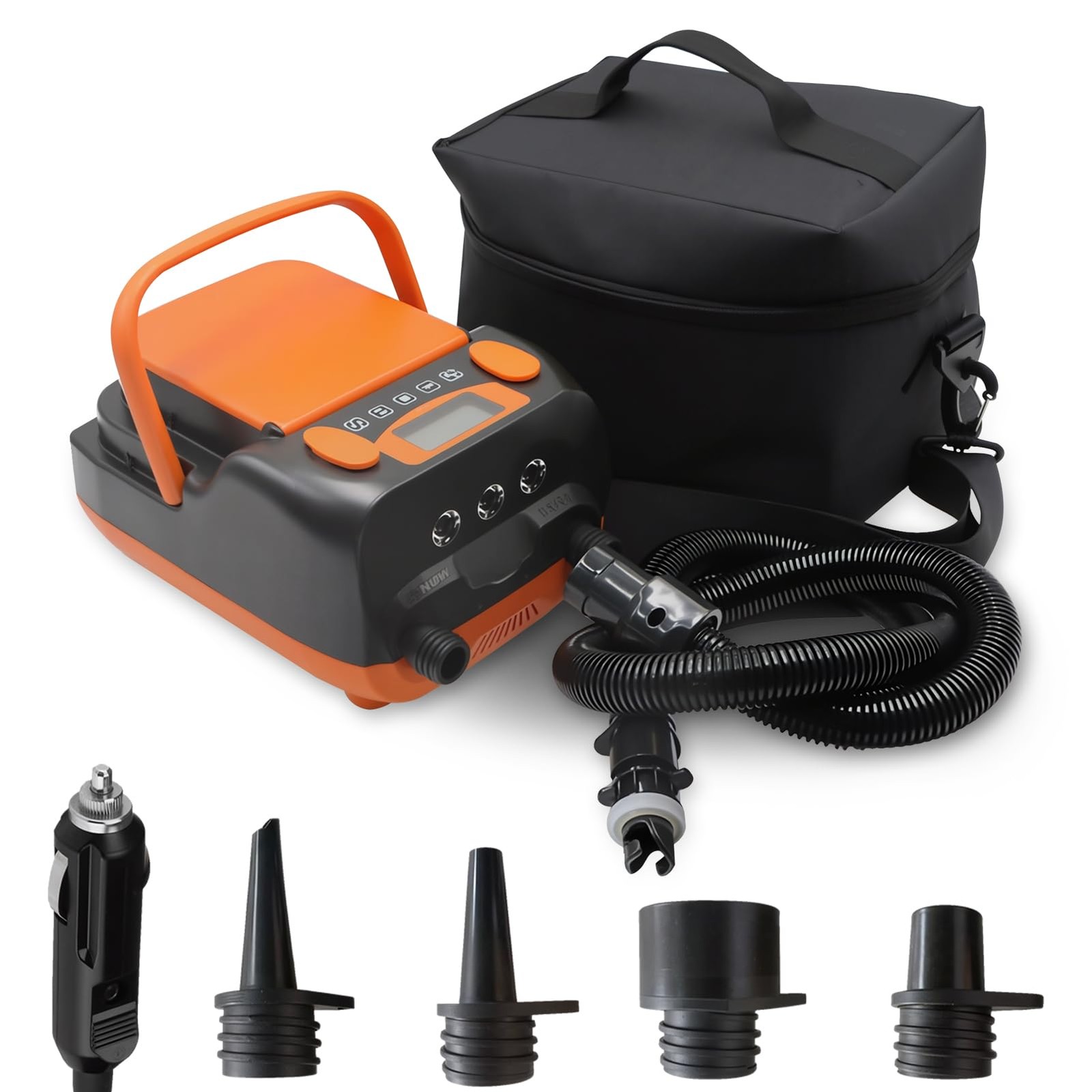 HikerSKY Rechargeable Paddle Board Pump – 16PSI Electric Portable SUP Pump…