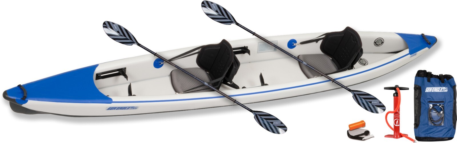 Sea Eagle 473rl Razorlite Pro Tandem Pkg Inflatable Kayak Canoe