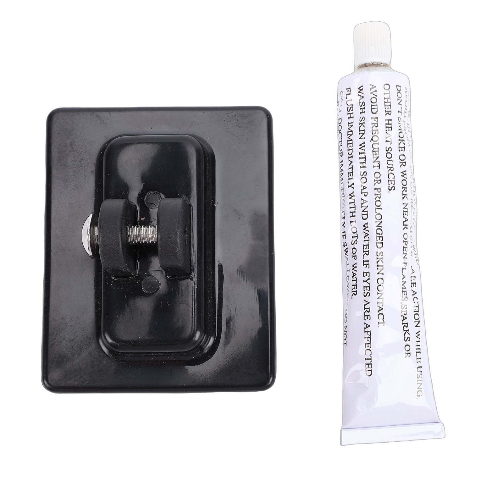 Inflatable Boat Canopy Mount Base Durable Black PVC For Sun Shade Recommended