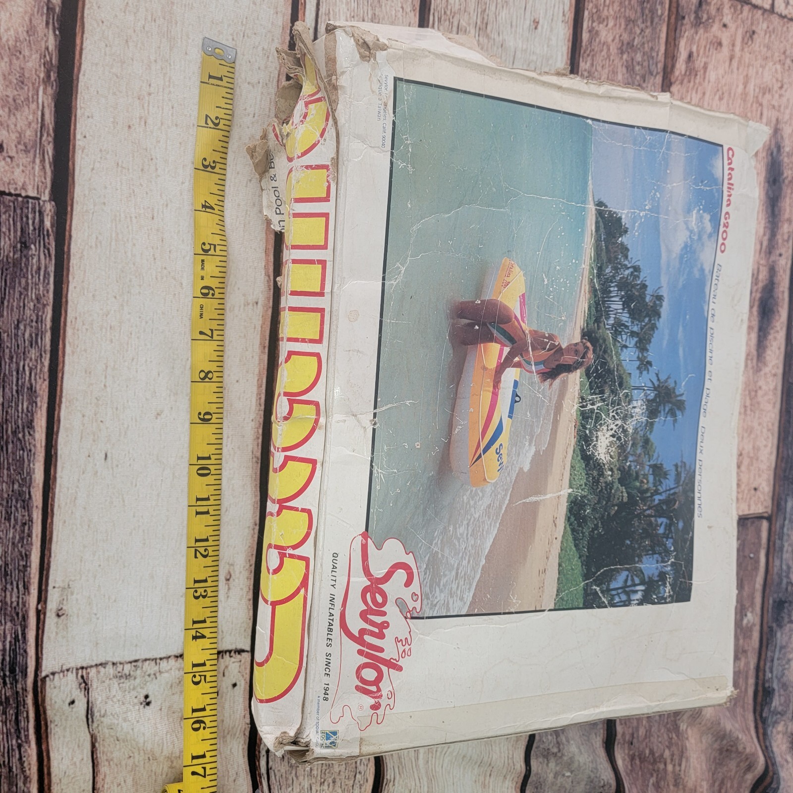 Sevylor Catalina G200 Inflatable Raft new old stock Vintage Rare