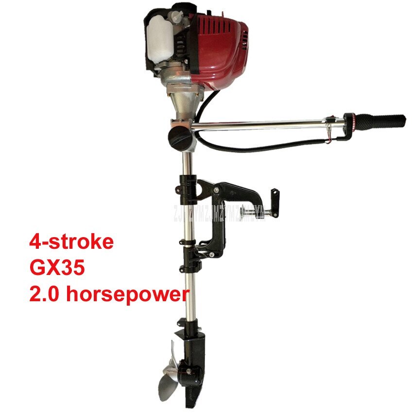 Boat Gasoline Oil Engine 4 Stroke 2HP 4HP Outboard Motor for Boat 2 Stroke