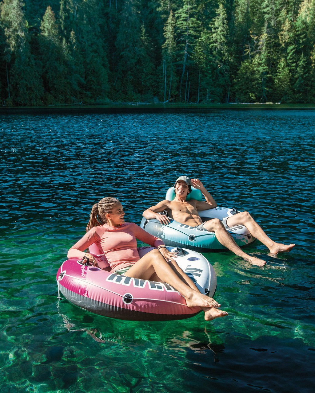 Intex River Run I Sport Lounge 53 inch Inflatable Water Float