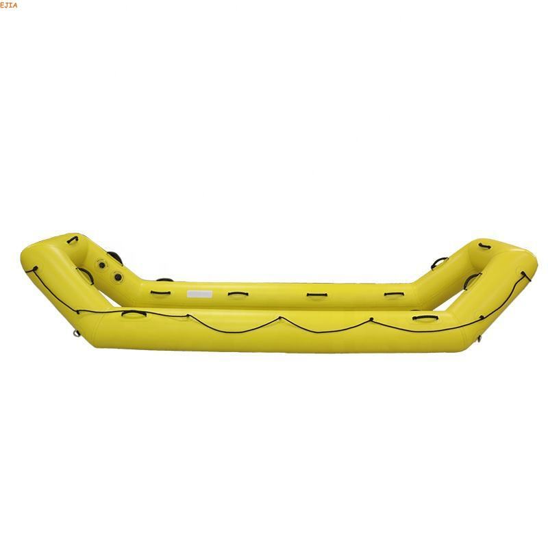 Inflatable Ice Rescue Sled Inflatable Rapid Raft Water Rescue Boat Jet Ski Board