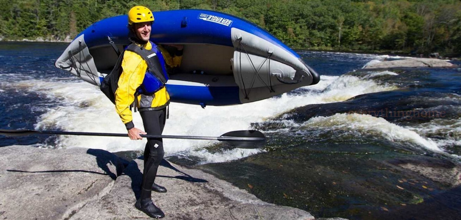 Sea Eagle 300x Pro Package Solo Explorer Kayak Class 4 Whitewater Self Bailing!
