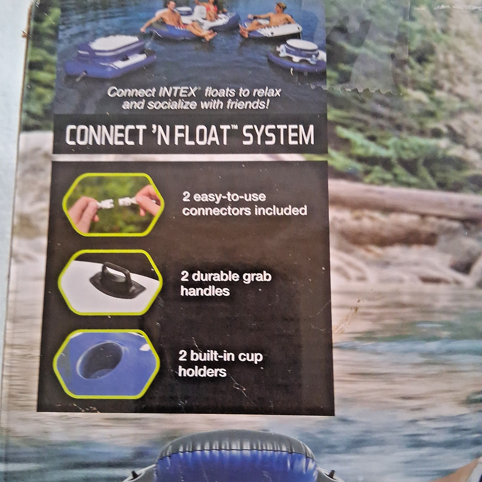 Intex River Run I Sport Lounge Summer Inflatable Tube River Lake Water 53″ NEW