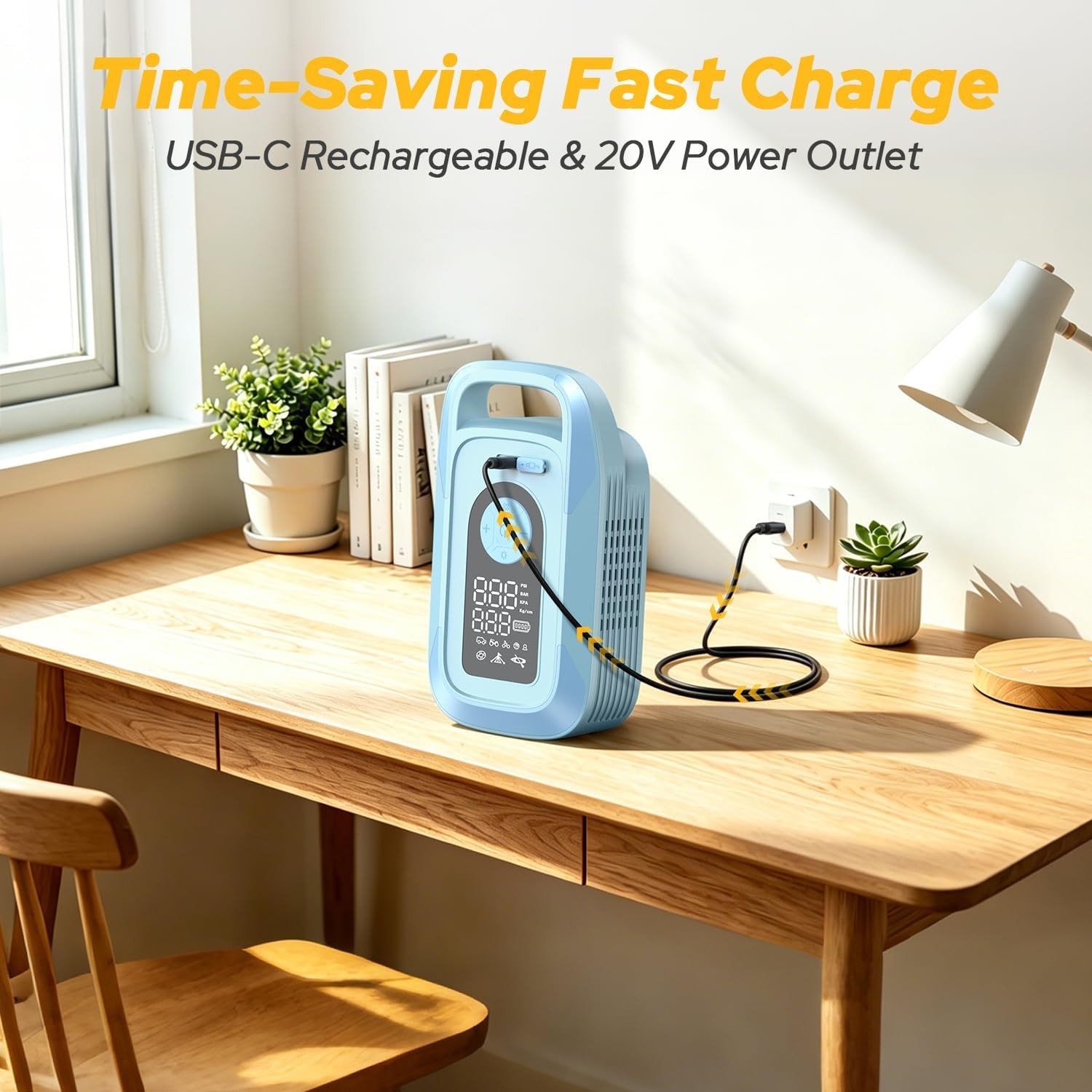 150PSI Electric SUP Air Pump LED Light 16000mAh for Paddle Board,Boat,Tent,Kayak