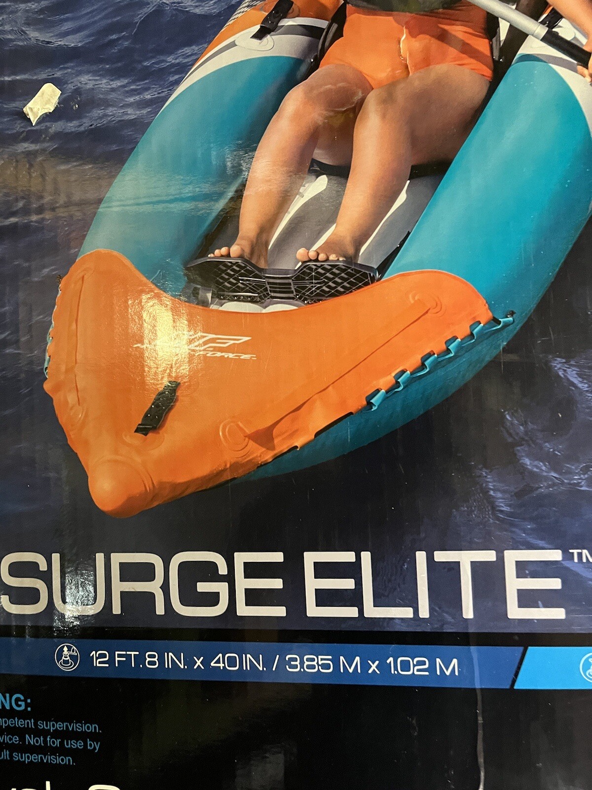 Hydro-Force Surge Elite X2 Inflatable Two-Person Kayak 12 Ft X2”