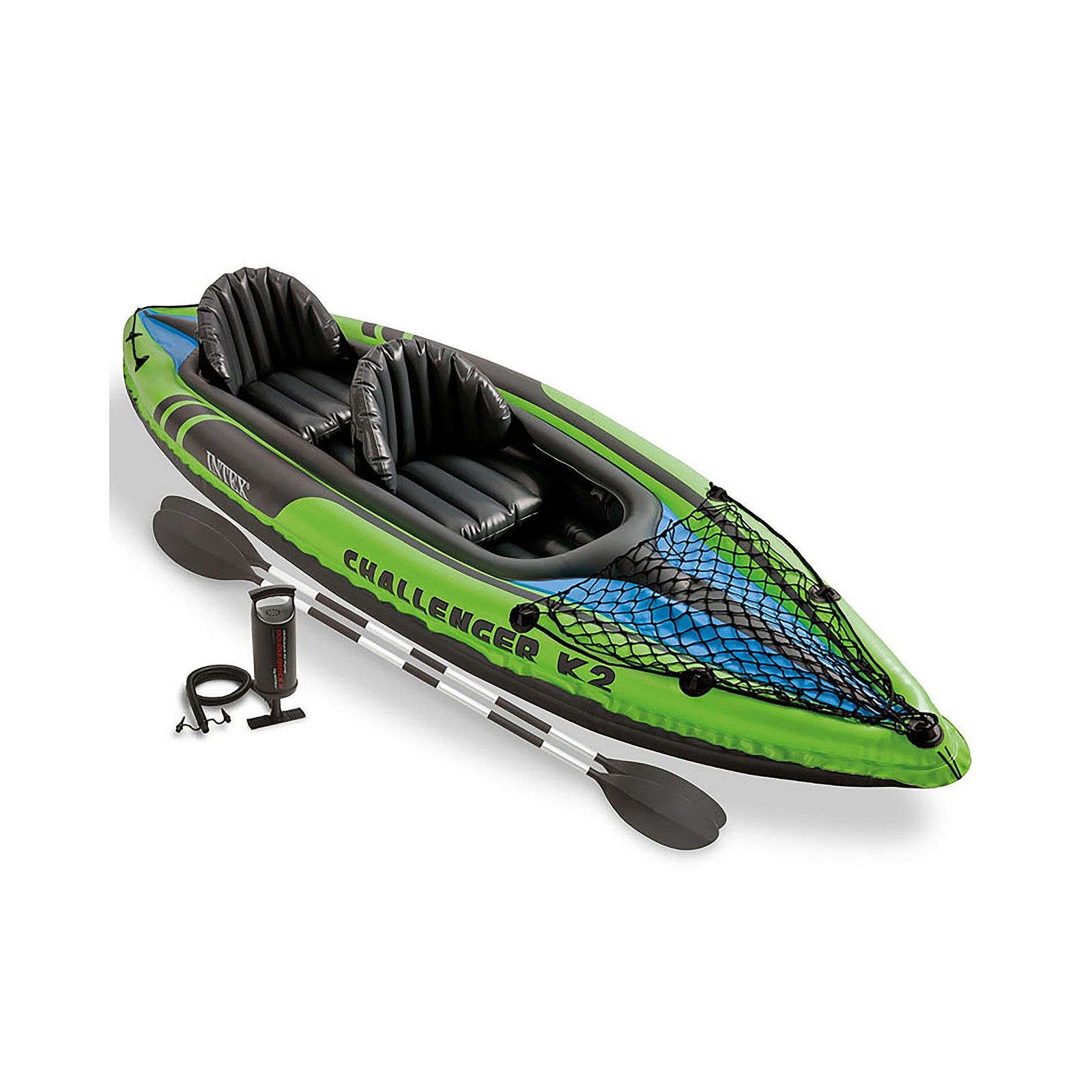 Intex 68306EP Challenger K2 Kayak, 2-Person Inflatable Kayak with Aluminum Oars