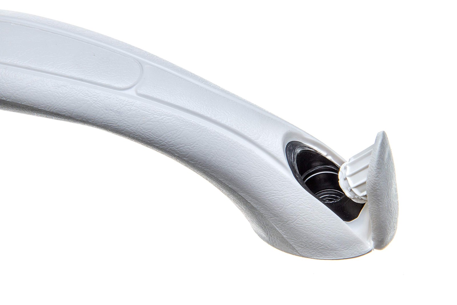 Attwood 2050-5 Ergonomic One-Piece Vinyl Grab Handle 8.75″ White