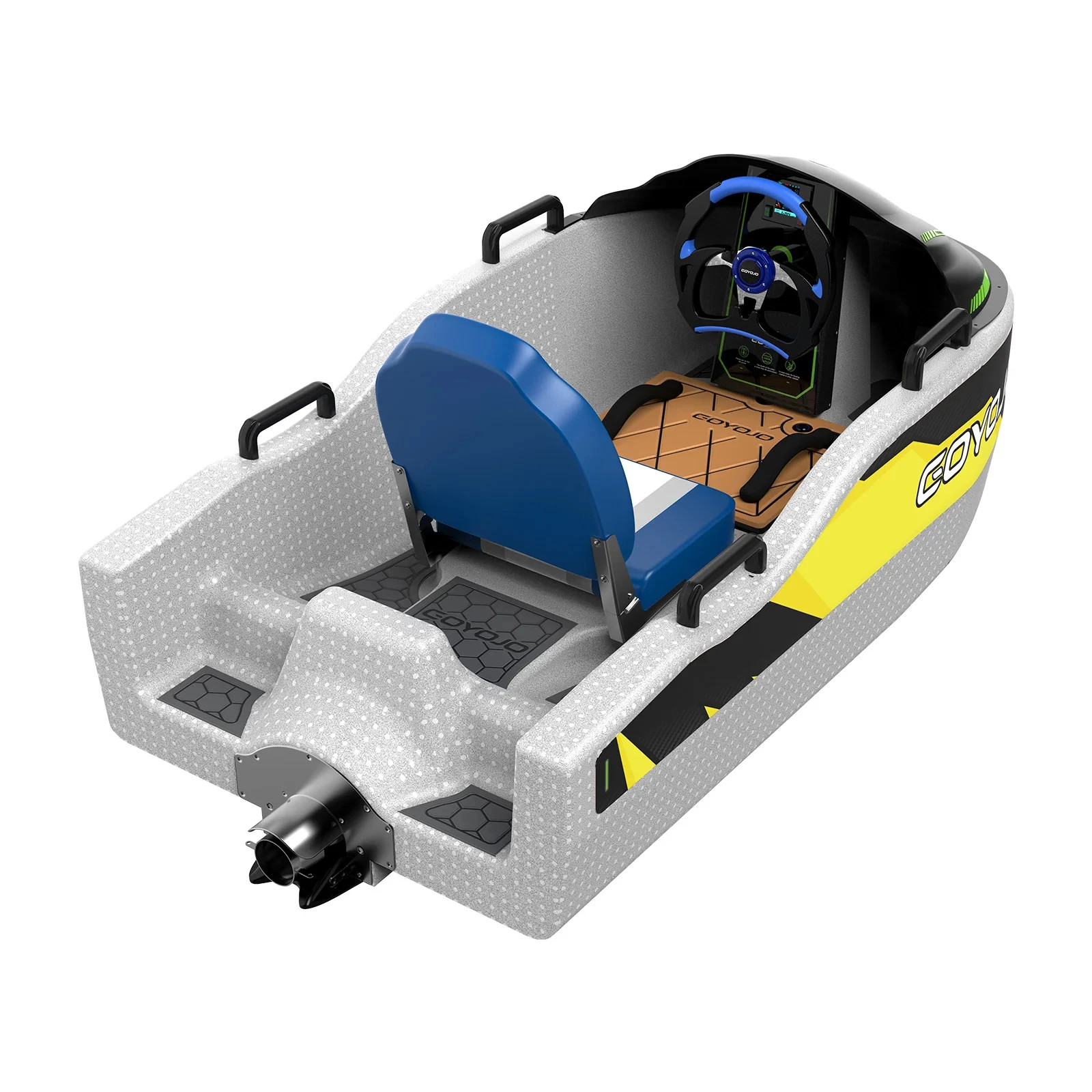 GOYOJO Electric Go-kart Boat Electric Boat Outdoor Water Sports Power Boat Motor