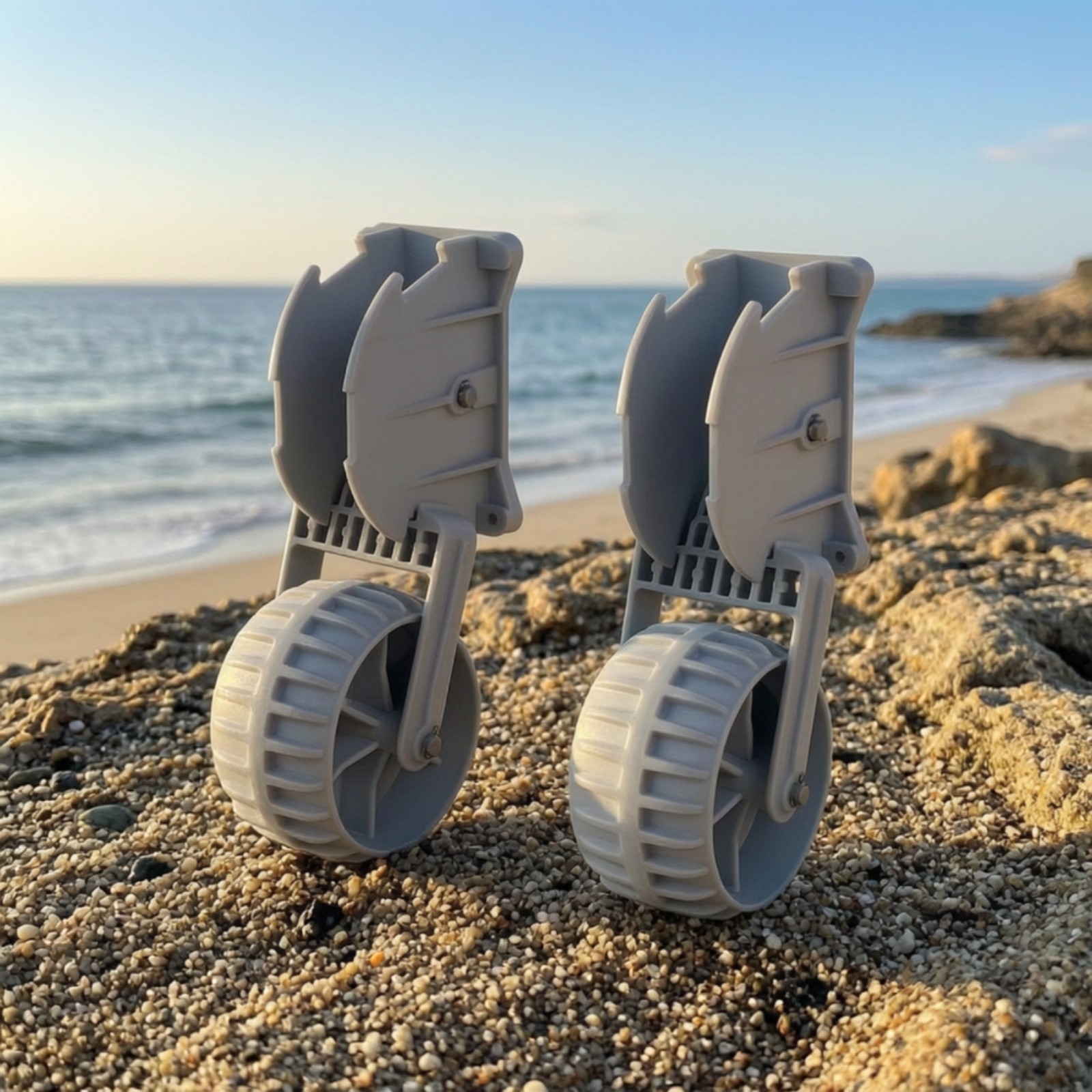 Tug Wheel Assembly Ribbed for Dockside, Anglers