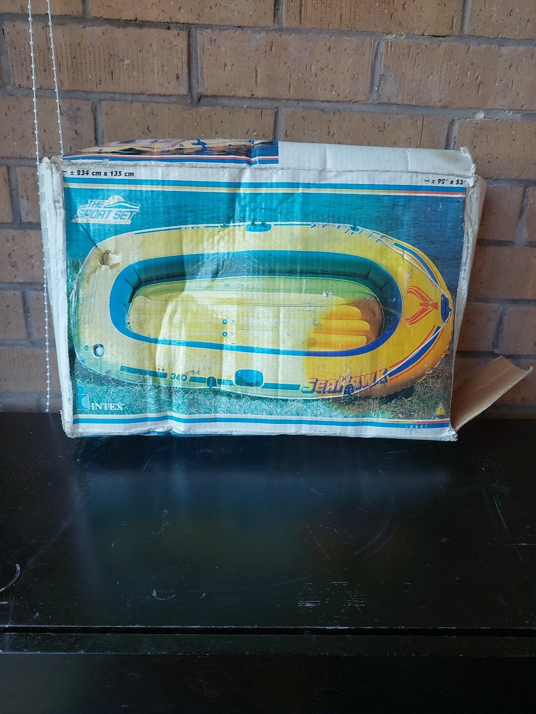 Vintage Intex The Sport Set Seahawk 340 3 Person Inflatable 1998 AU Stock