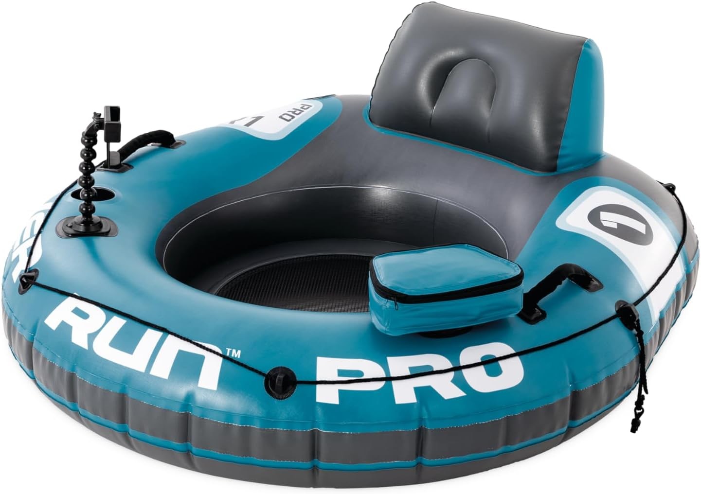 56843EP River Run 1 Pro Inflatable Floating Lounge GoPro/Phone Mount – Built-in