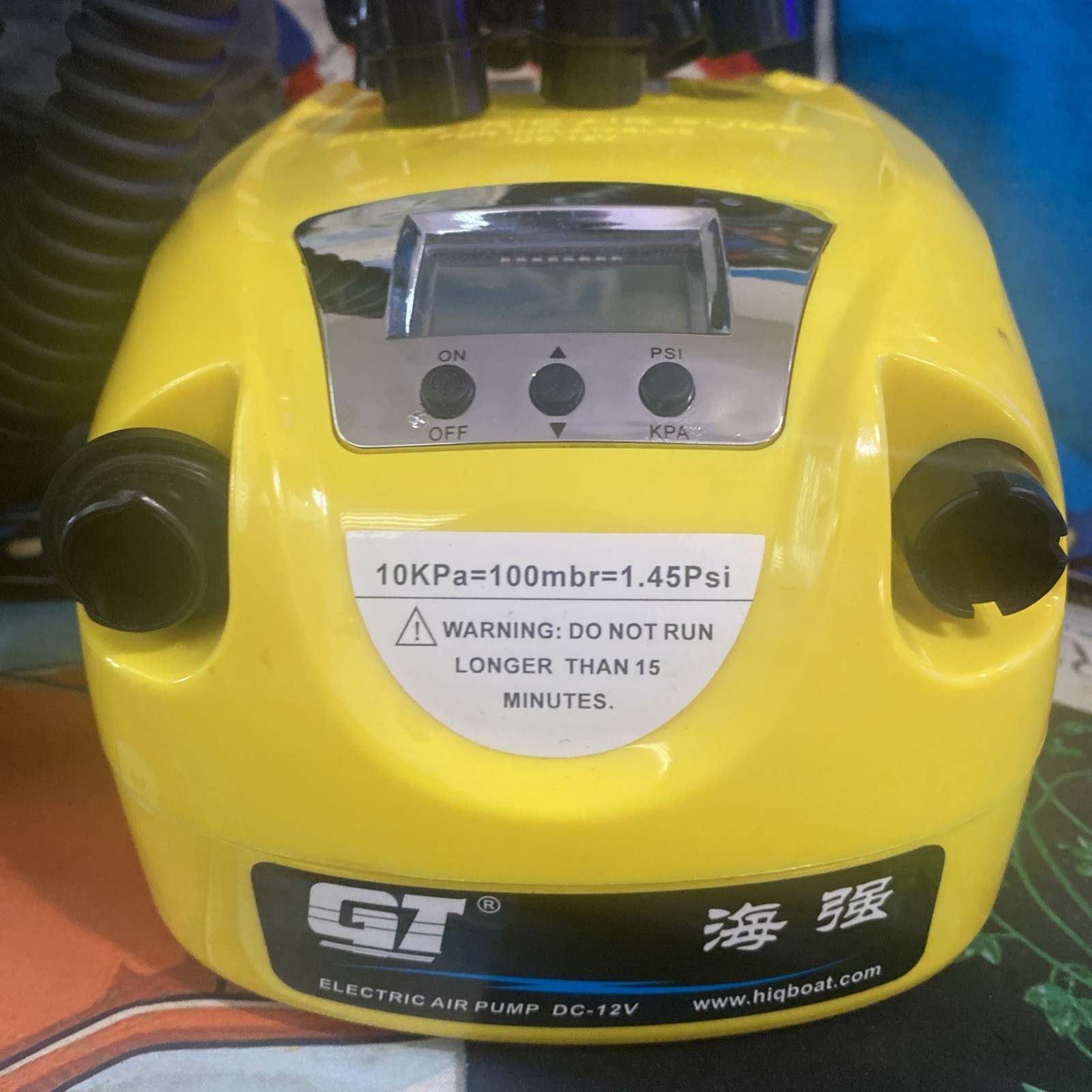 Inflatable Boat Electric Inflatable Pump High Pressure Inflatable Pump 12V W Hos
