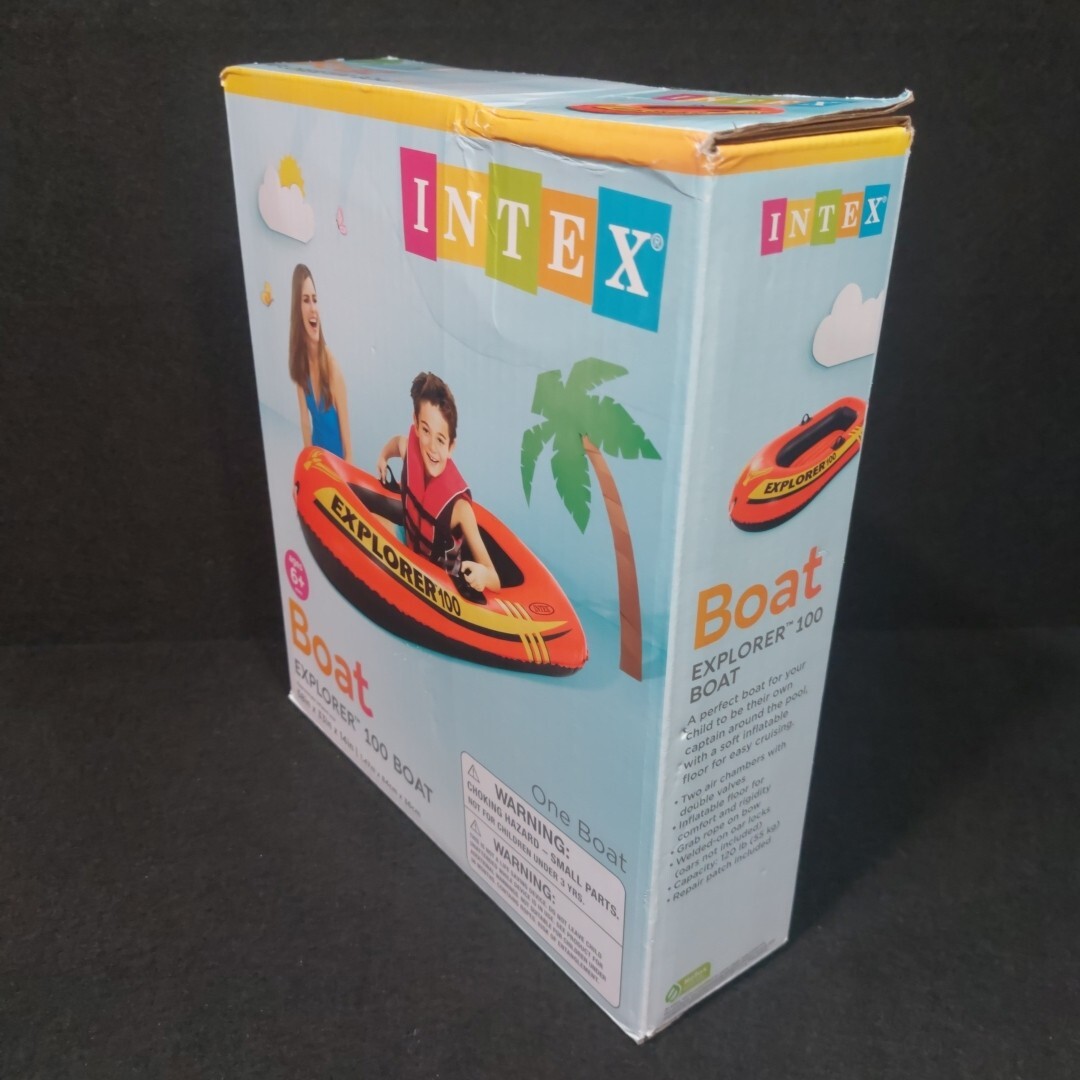 Intex 58″ x 33″ Explorer 100 Inflatable Swimming Pool Boat Raft Float