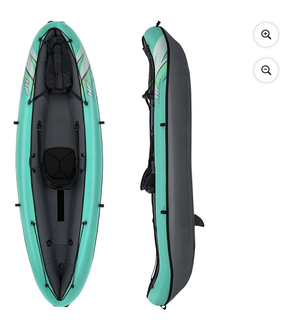 Hydro Force Inflatable Kayak Set | Includes Seat, Paddle, Hand Pump, NEW IN BOX