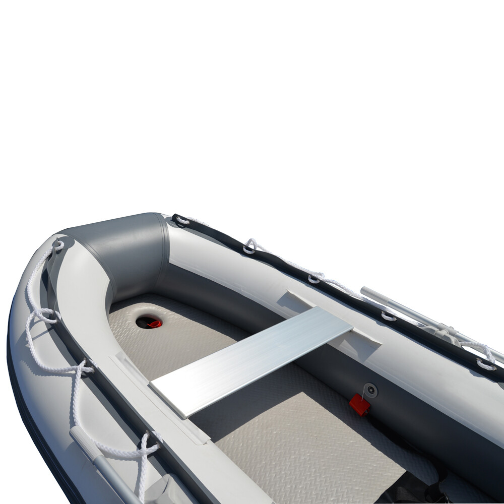 BRIS 8.2 ft Inflatable Boat Pontoon Dinghy Tender With Air-deck Floor