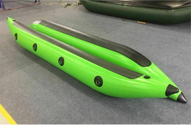Pair of NEW Inflatable 0.9mm PVC DIY Fishing River Pontoon Raft Boat Float Tubes