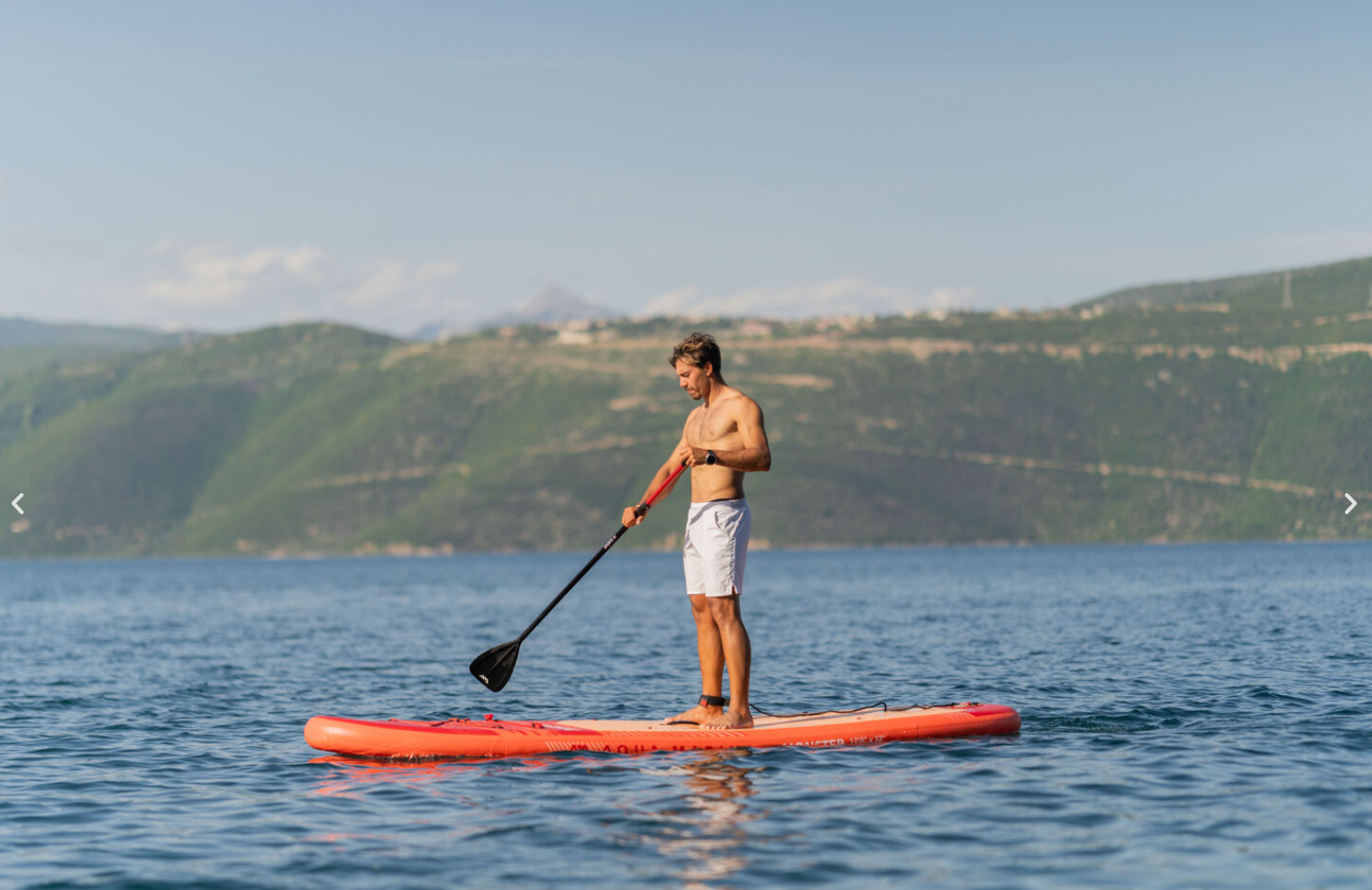 Aqua Marina 12.0′ Monster inflatable stand-up paddleboard with paddle