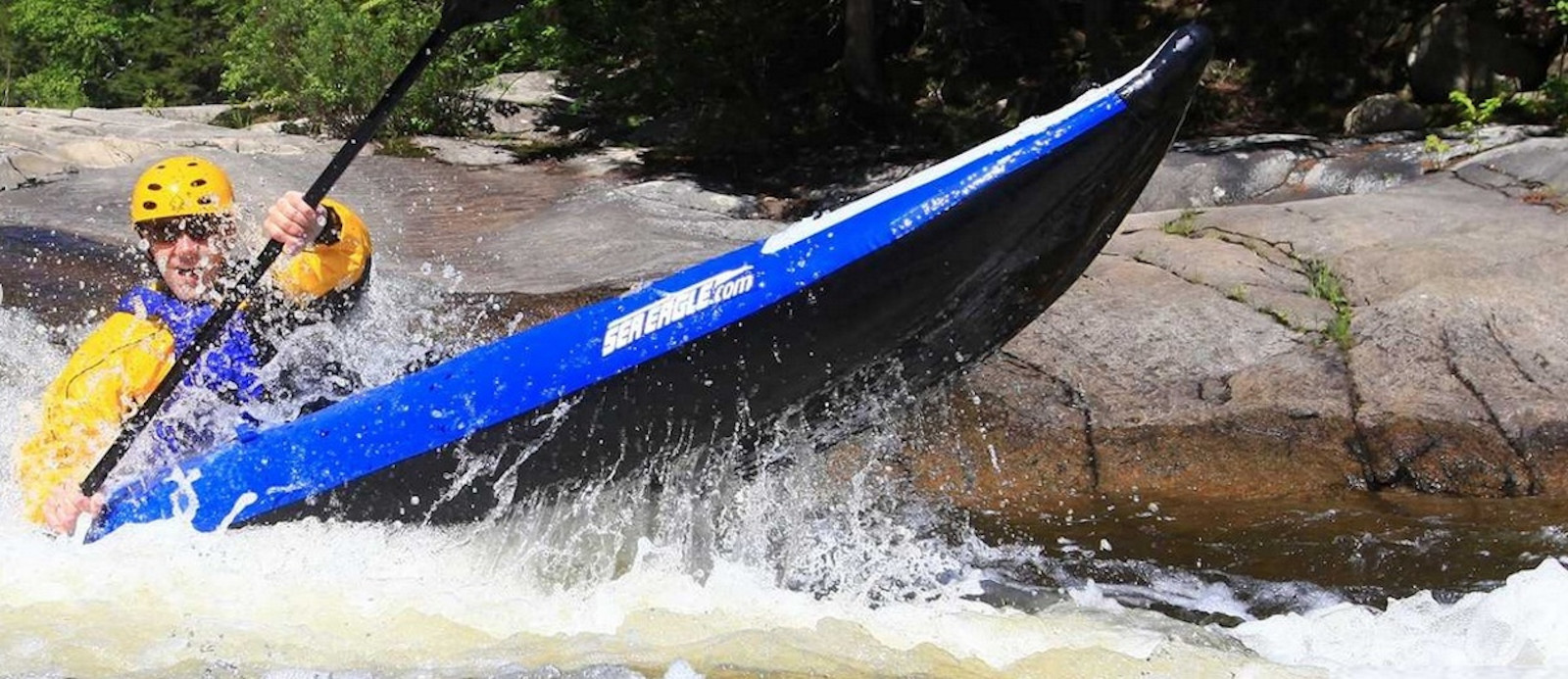 Sea Eagle 380x Pro Carbon Explorer Inflatable Kayak Package – Whitewater Class 4