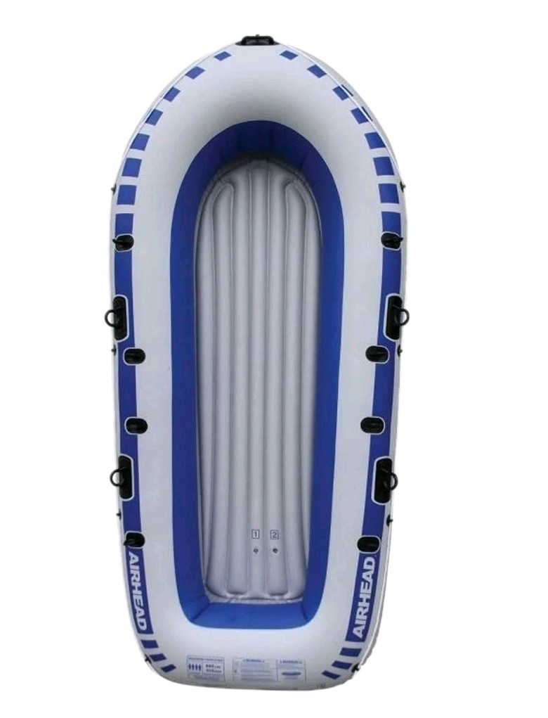 Inflatable Raft Boat 1-4 Person Portable 9.25ft X 5ft 680lb Capacity Quality Nib