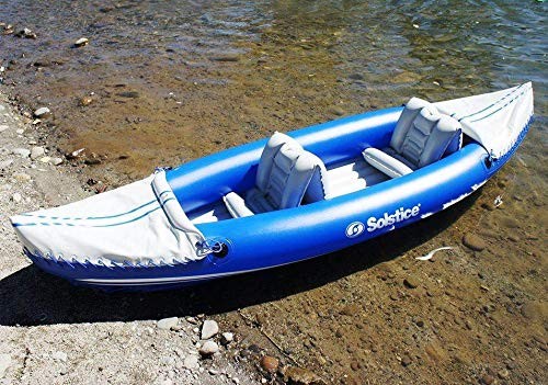 SOLSTICE Rogue 1 to 2 Person Inflatable Fishing Kayak Boat for Adults & Kids 10′