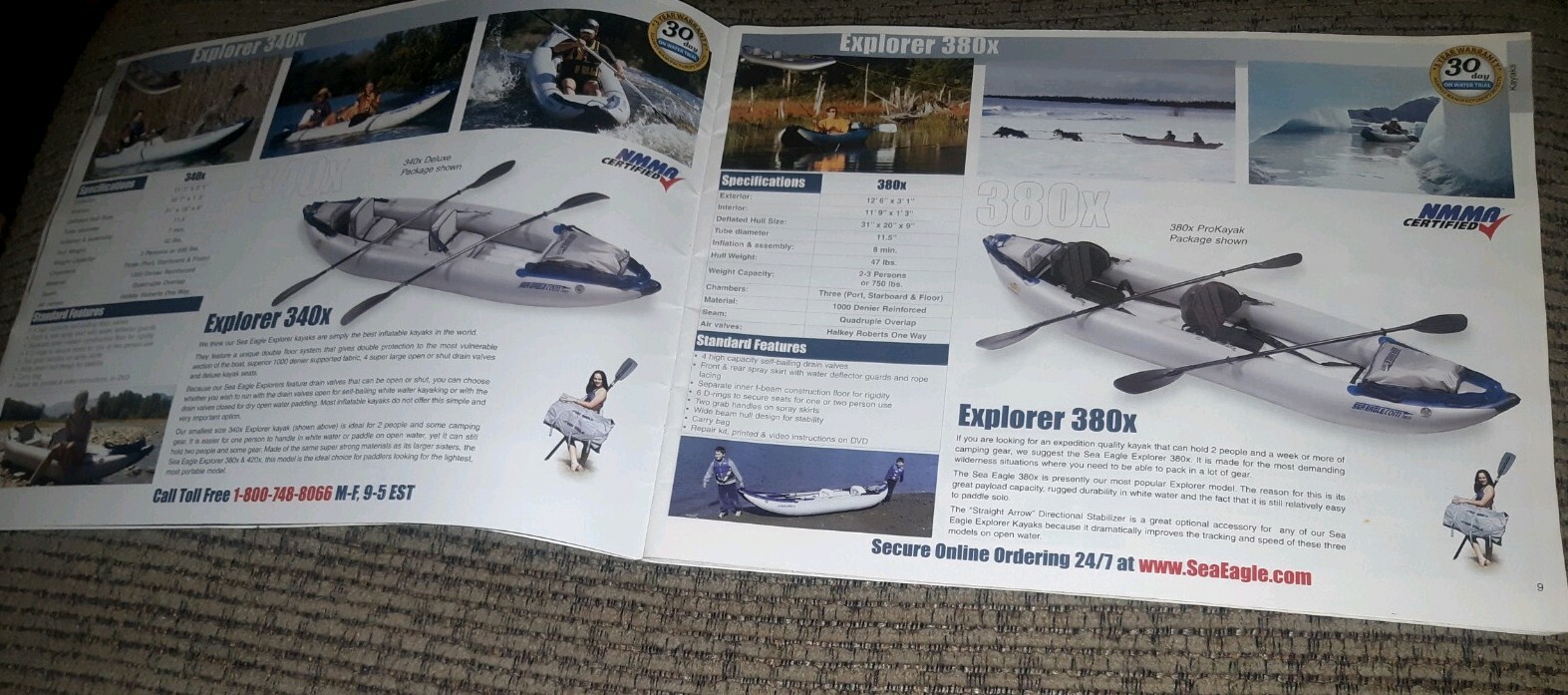Sea Eagle spring 2005 CATALOG Inflatable Kayak boat Paddles Pump Accessories
