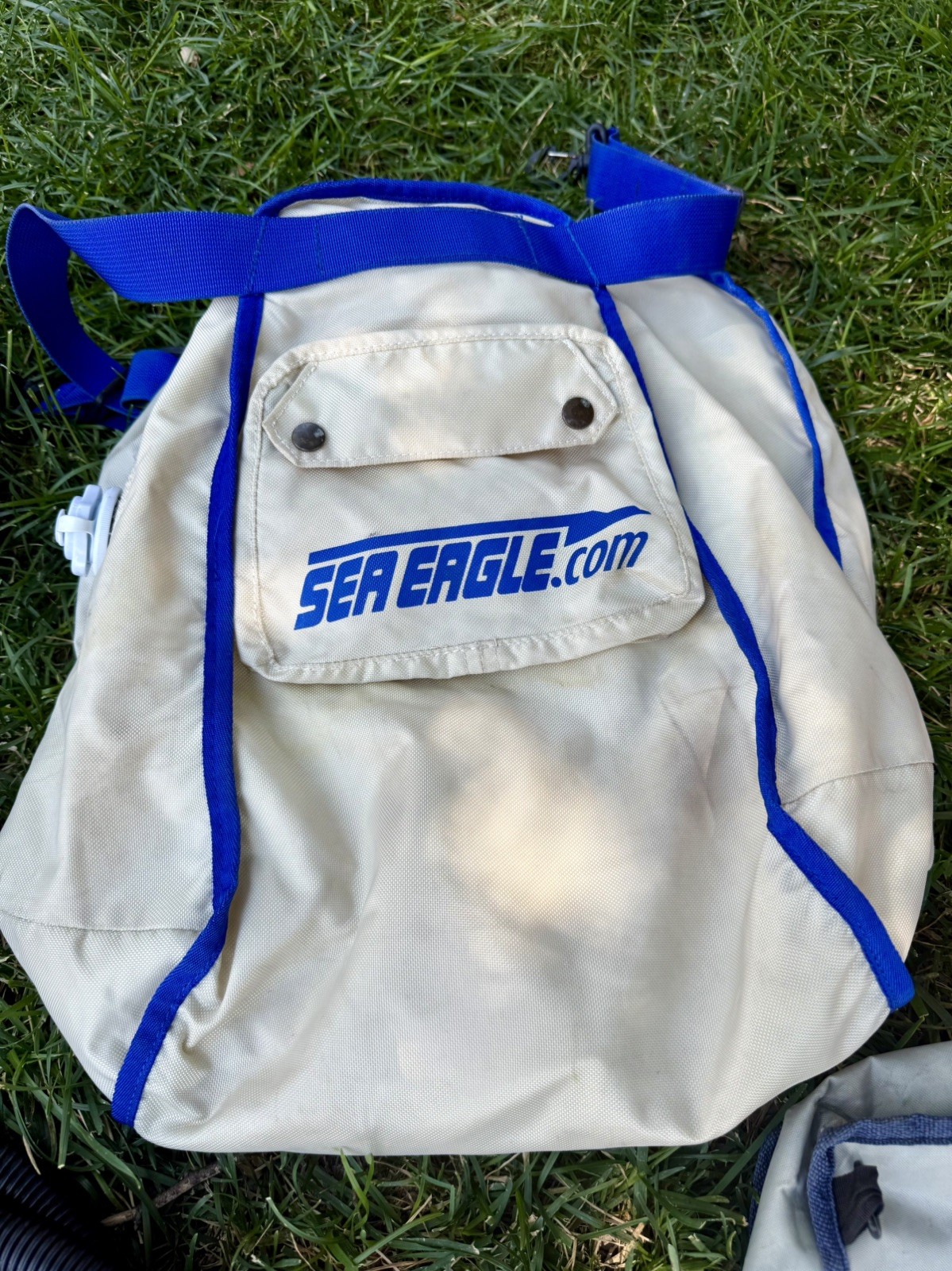 Sea Eagle Deluxe Inflatable Seats (2) w/Pump, Deck Bag, Skeg & Patch kit