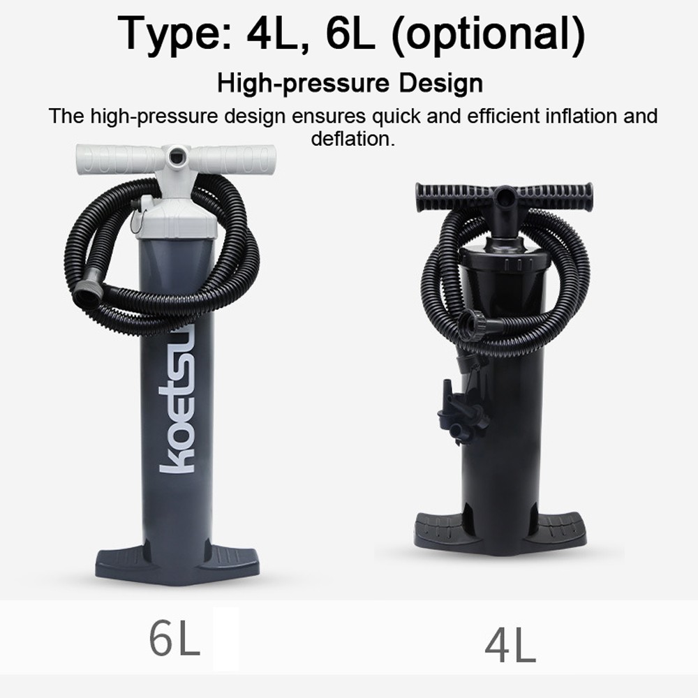 Two-way Manual Pump For Inflatable Kayak Bed Pool Sofa Tent Multifunctional FXRI