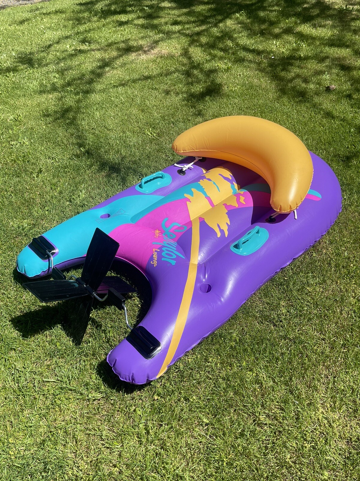 Vintage Sevylor Hydro Lounge (1 Squirt Gun) PD300GSI 57”x32”, Inflatable, ECU!