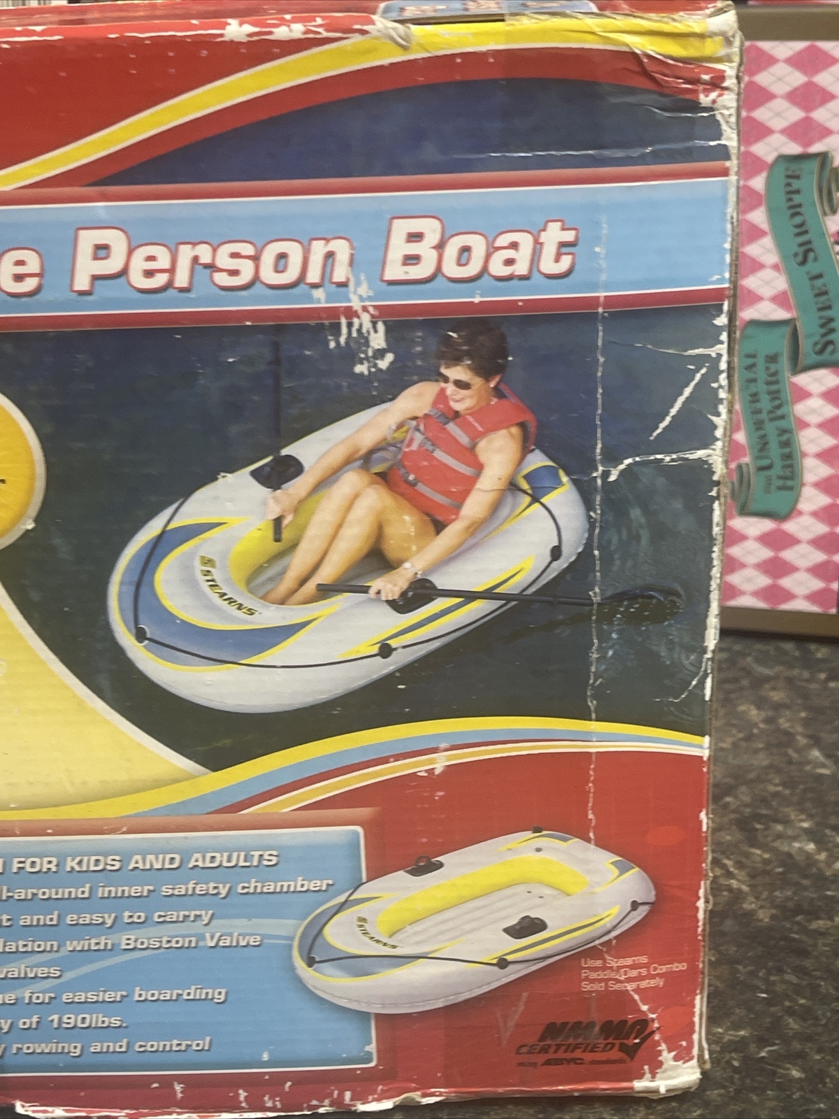 Stearns Inflatable One Person Boat Lightweight Design New Fast Shipping
