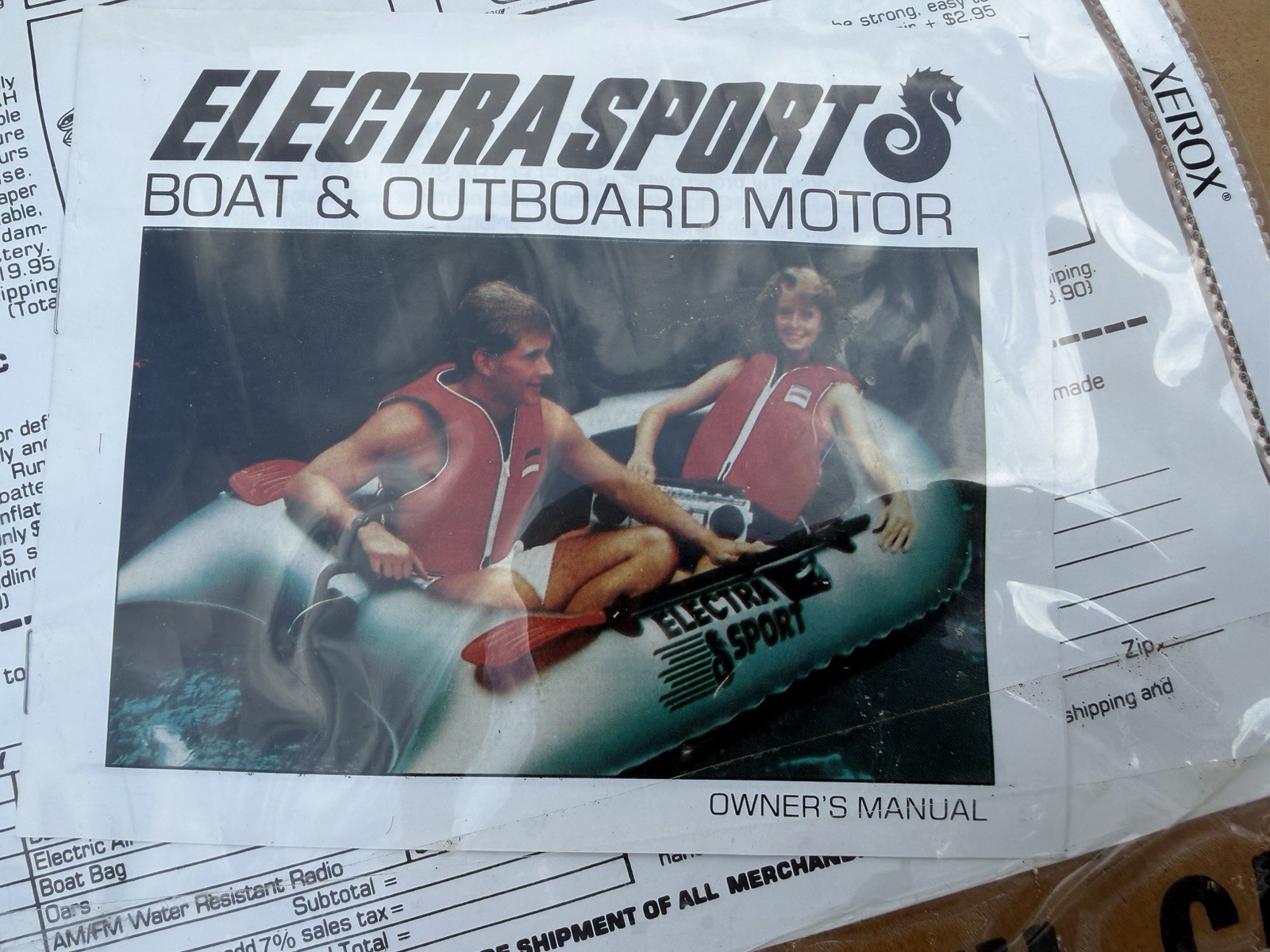 Electra Sport Boat & Outdoor Motor New Open Box 2 Person Watercraft
