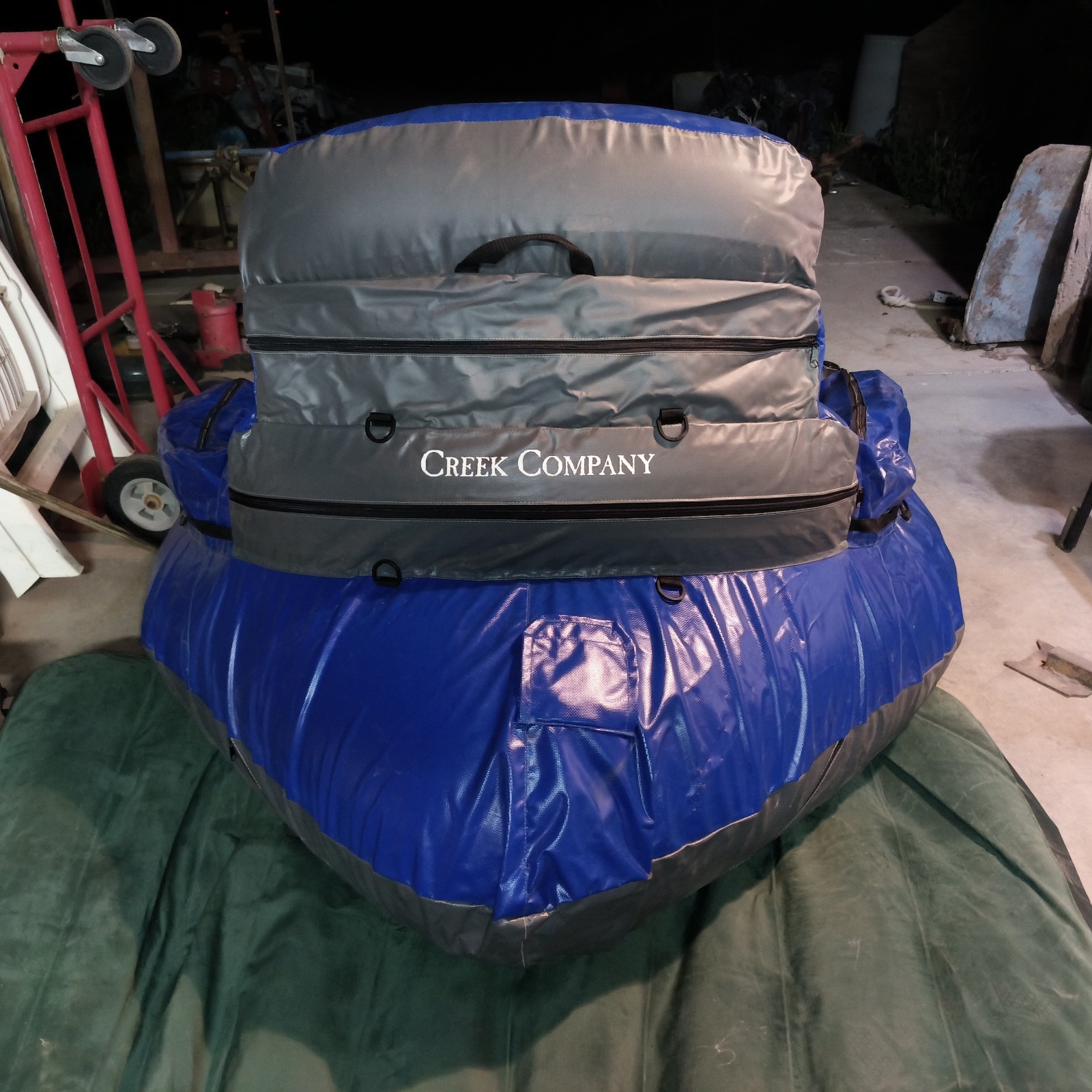 The Creek Company 90″x54″ SUB 714 Sport Utility Boat Fishing Pontoon w/ Oars