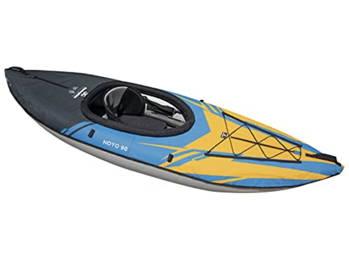 Noyo 90 Inflatable Kayak – 1 Person Touring Kayak – Weighs Just 21 Pounds!